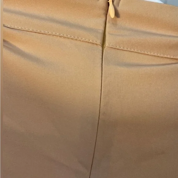 NWT Commense tan Pleated Ruched Maxi Gown - Picture 3 of 10